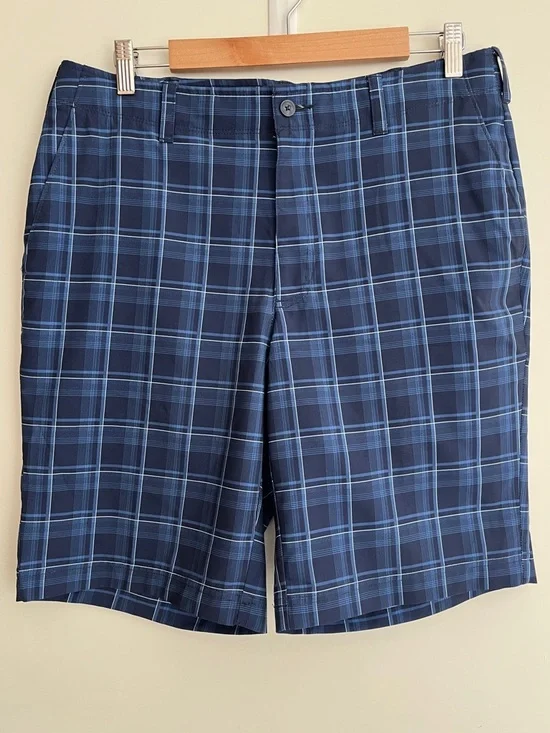 BEN HOGAN Plaid Lightweight Golf Shorts Resortwear Vacation Summer Preppy Casual - Picture 1 of 12